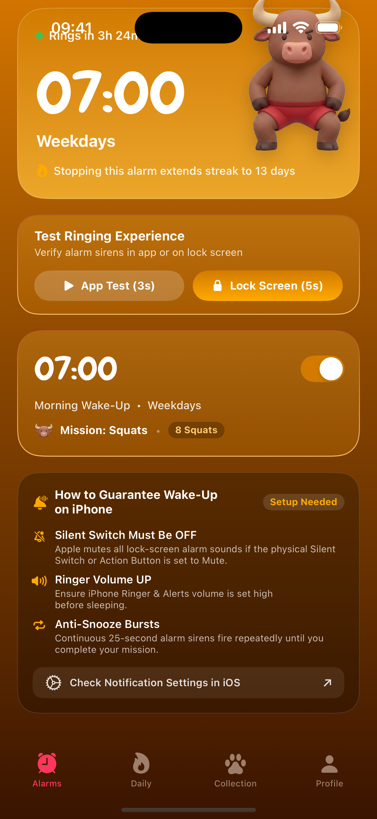Can You Still Real Alarms List App Screen
