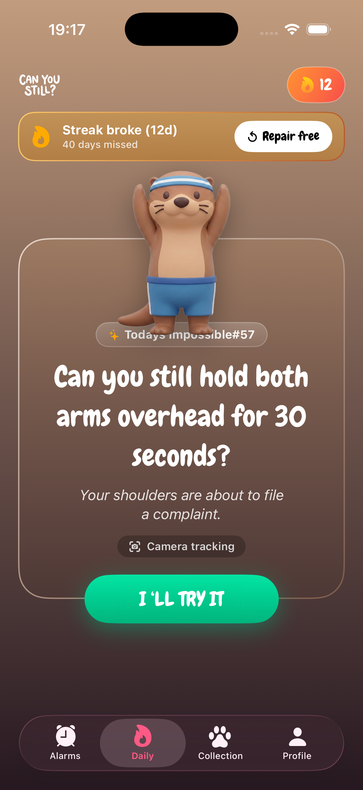 Can You Still Real Daily Challenge App Screen