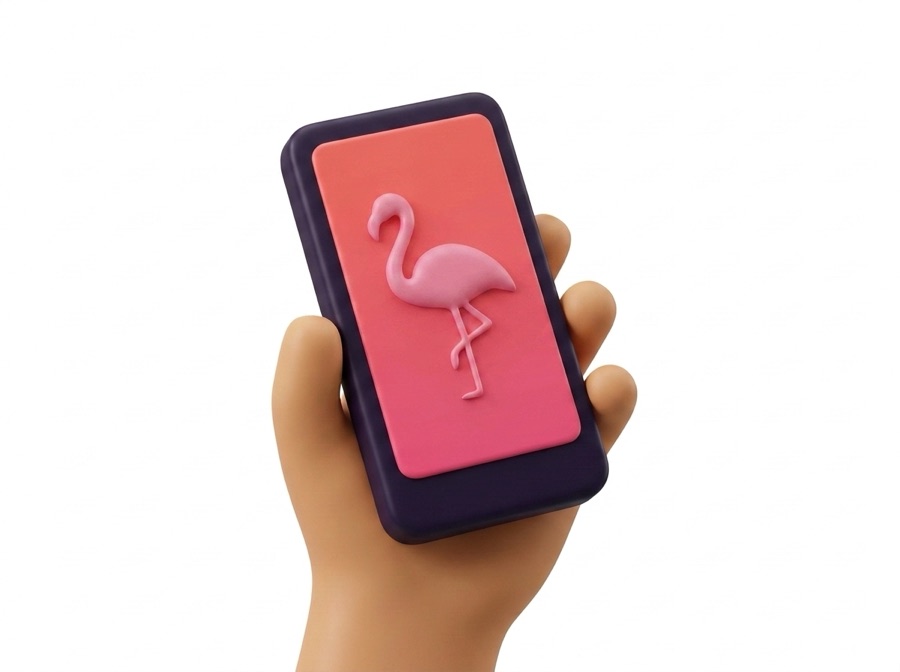 A hand holding a phone showing today's challenge